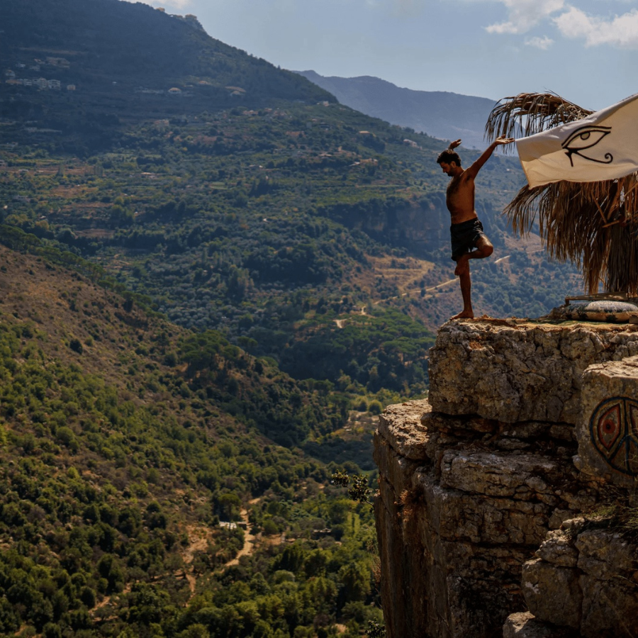 Rappel in Mazraat el Chouf