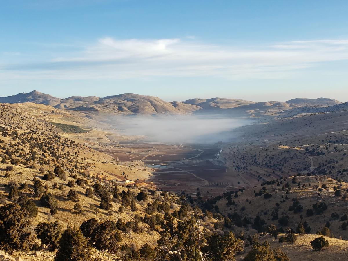 View from Hermel – Daniyeh road