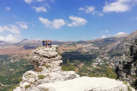 Hike to top of Akoura