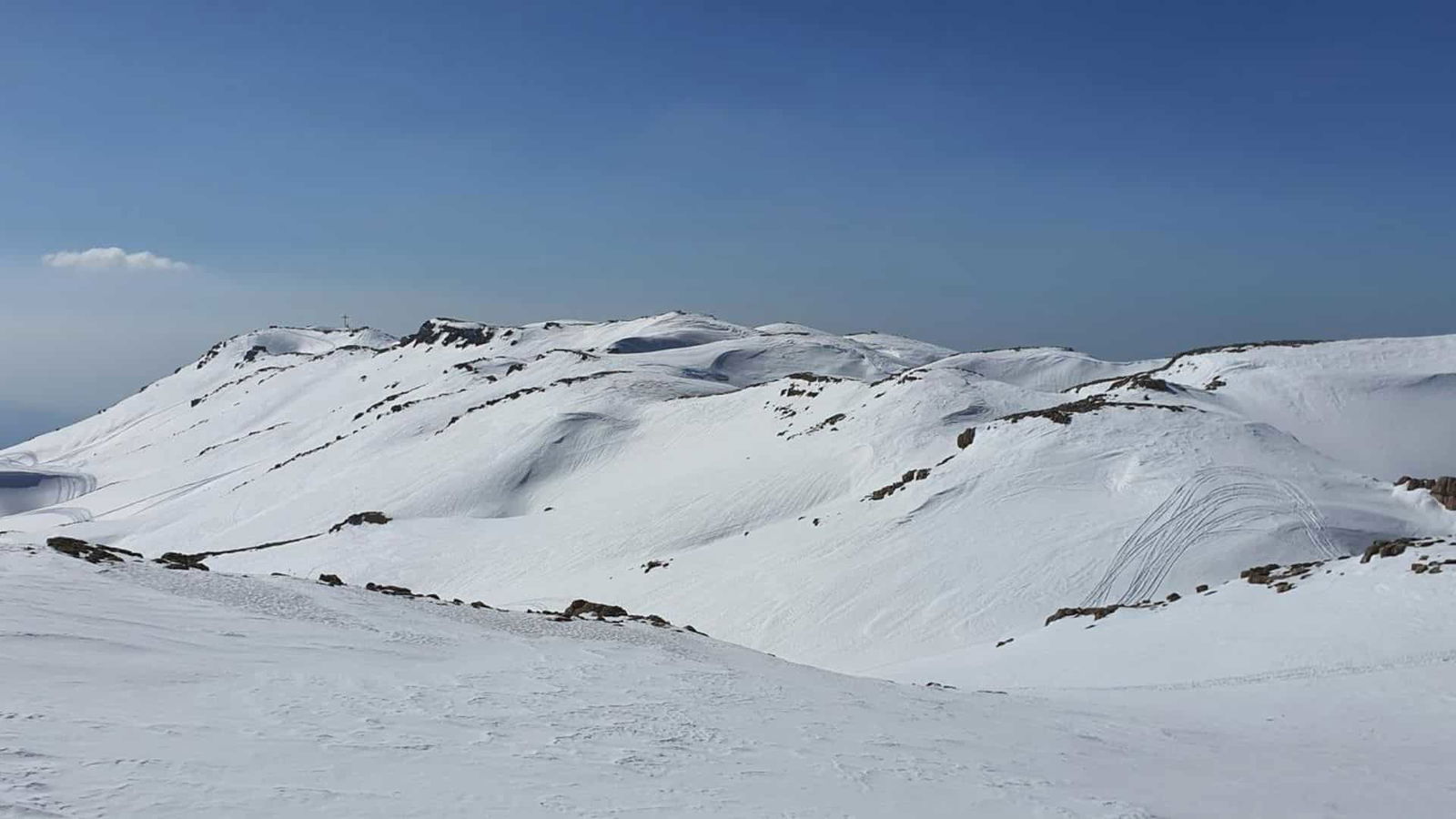 Sannine winter ascent