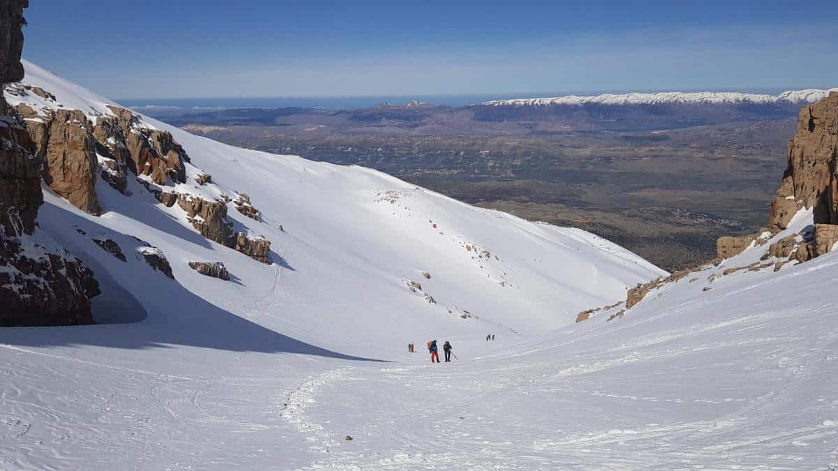 Mount Hermon winter ascent (Summit at 2813 m)